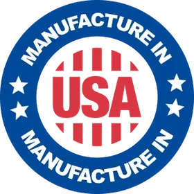 Manufactured in USA roundel