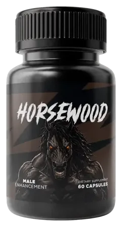 One dark Horsewood bottle with the horse-head label, 60 capsules