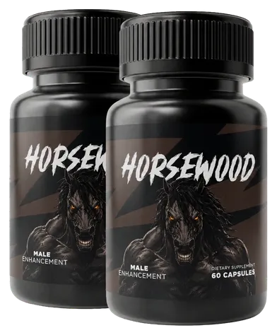 Two dark Horsewood bottles side by side